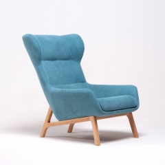 [オピニオン]現代高翼背織物装飾のリビングアクセント椅子